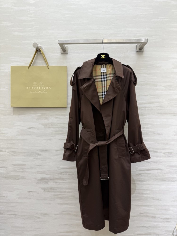 Длинный женский тренч фото 9