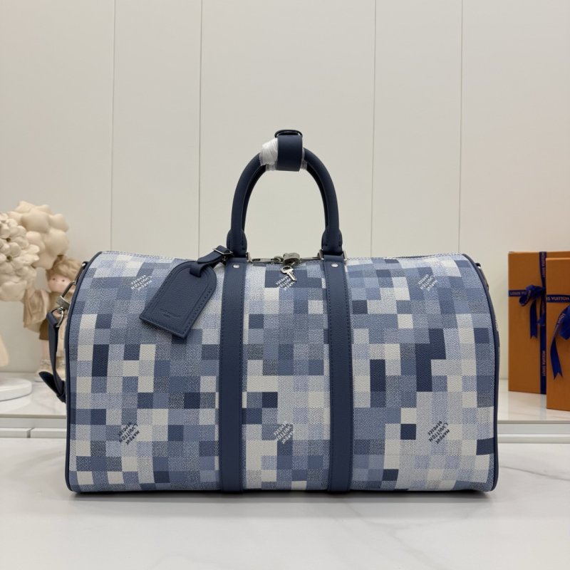 Дорожная сумка KEEPALL BANDOULIERE 45 Blue Mosaic