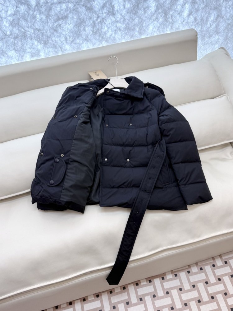 Двубордный short Down jacket female фото 4