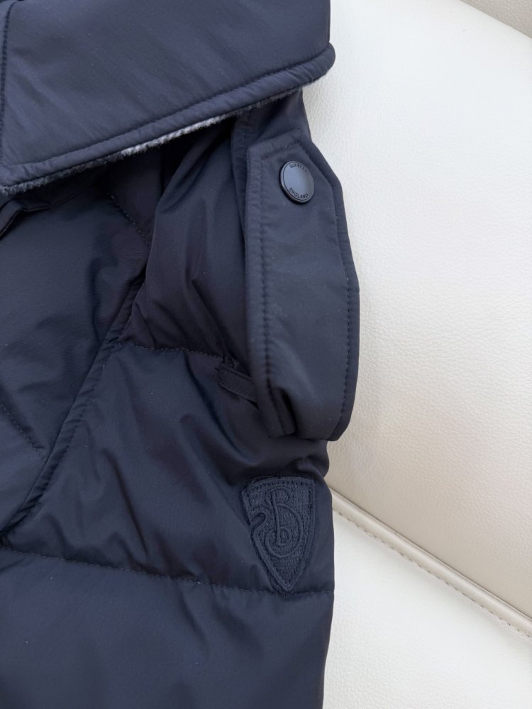 Двубордный short Down jacket female фото 8