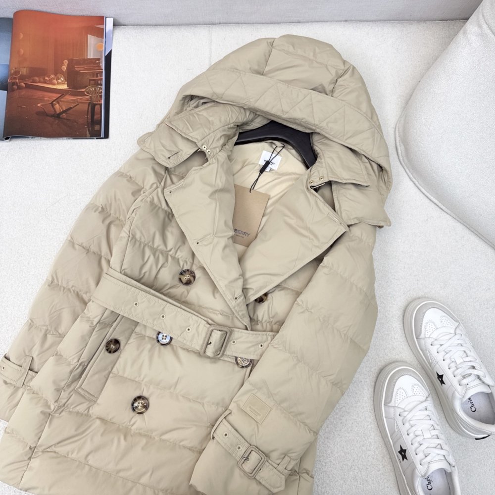 Двубортная jacket from hood фото 3