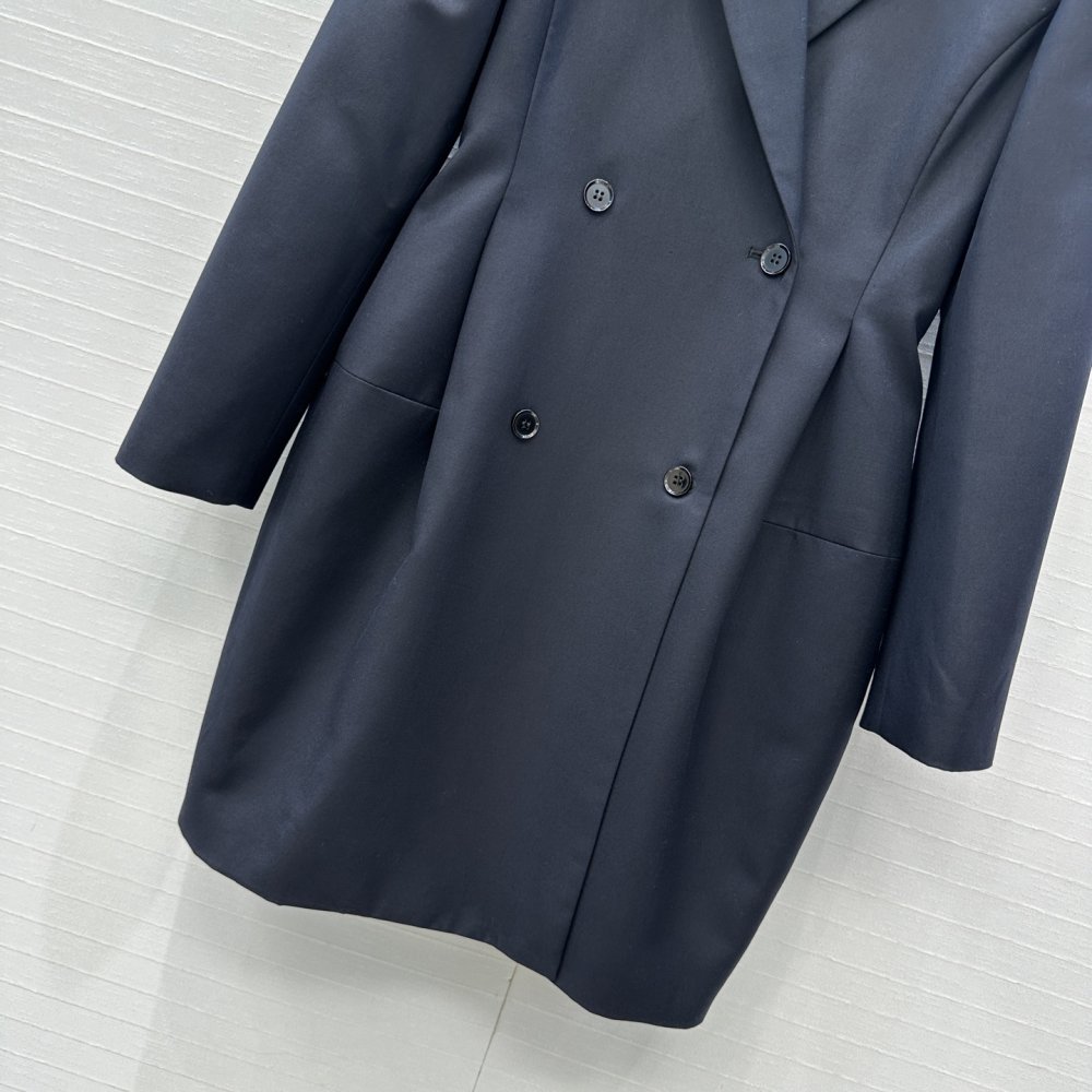 Double-breasted coat women's фото 5