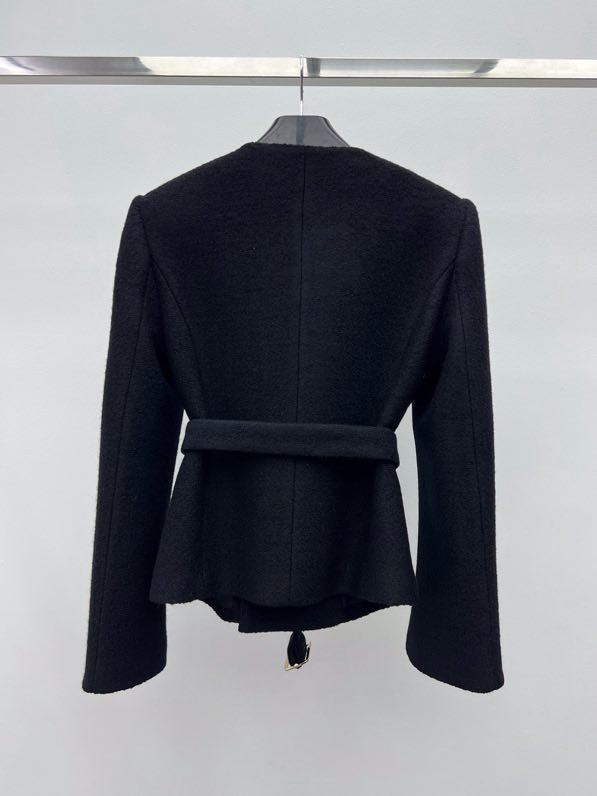 Двубортное шерстяное пальто фото 6