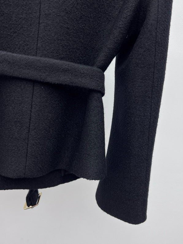 Двубортное шерстяное пальто фото 8