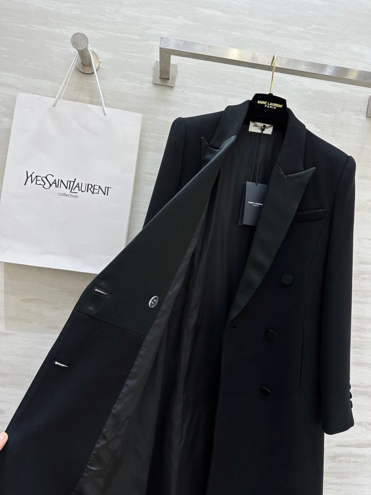 Double-breasted a long cloak female фото 6