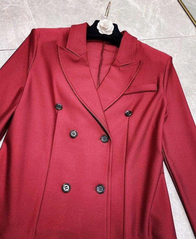 Double-breasted slinky a jacket bodysuit фото 2