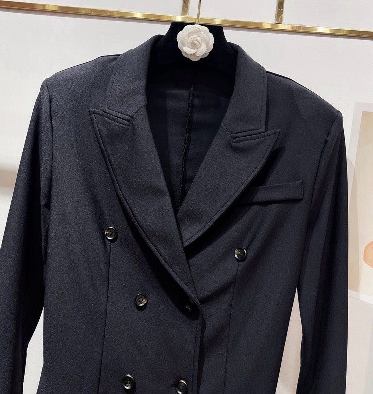 Double-breasted slinky a jacket bodysuit фото 3