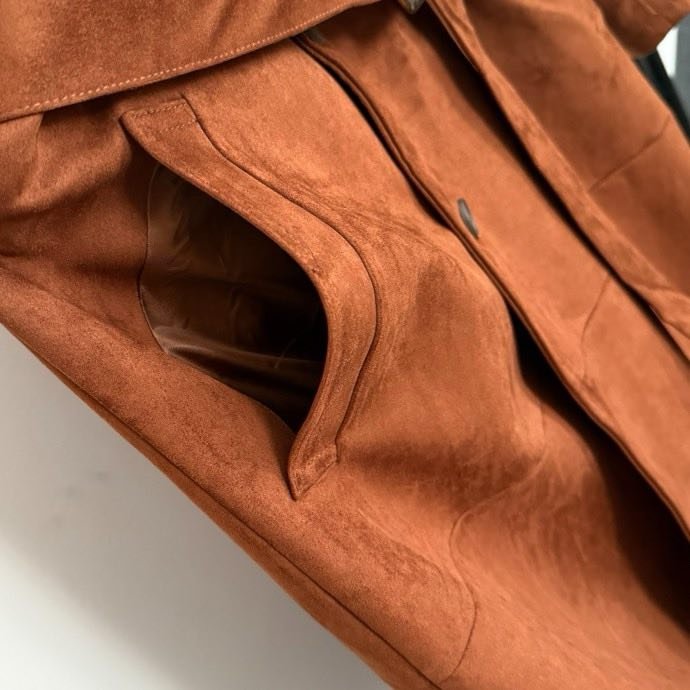 Double-breasted cloak female фото 6