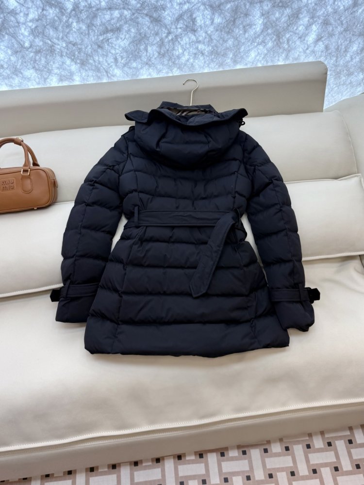 Double-breasted fitted Down jacket фото 4
