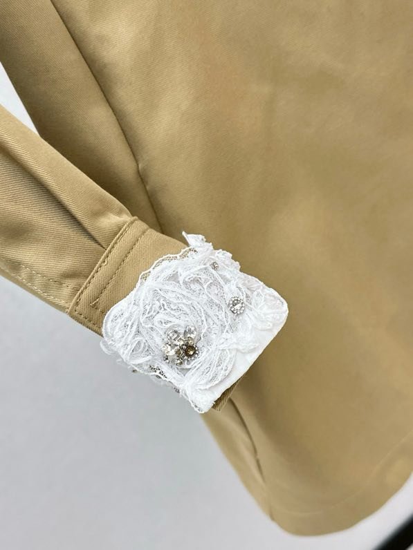 Двубортный тренчкот женский фото 6