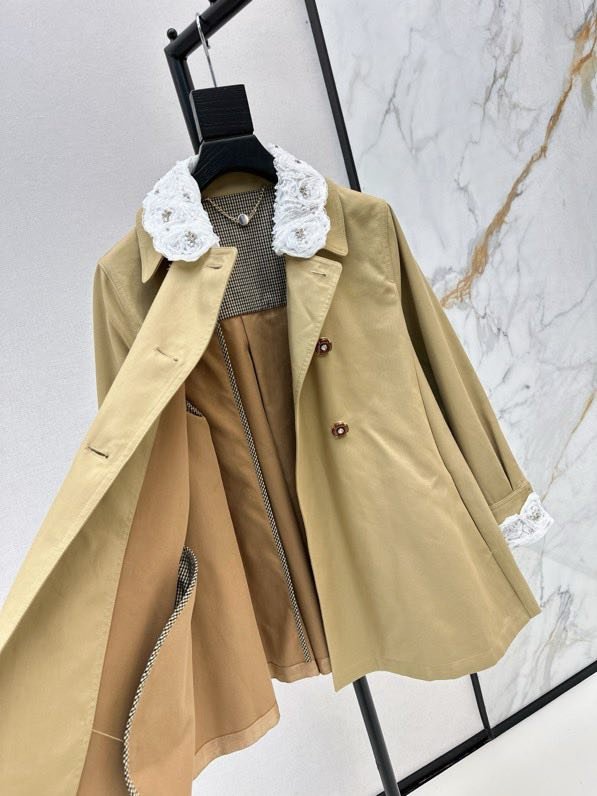 Двубортный тренчкот женский фото 8