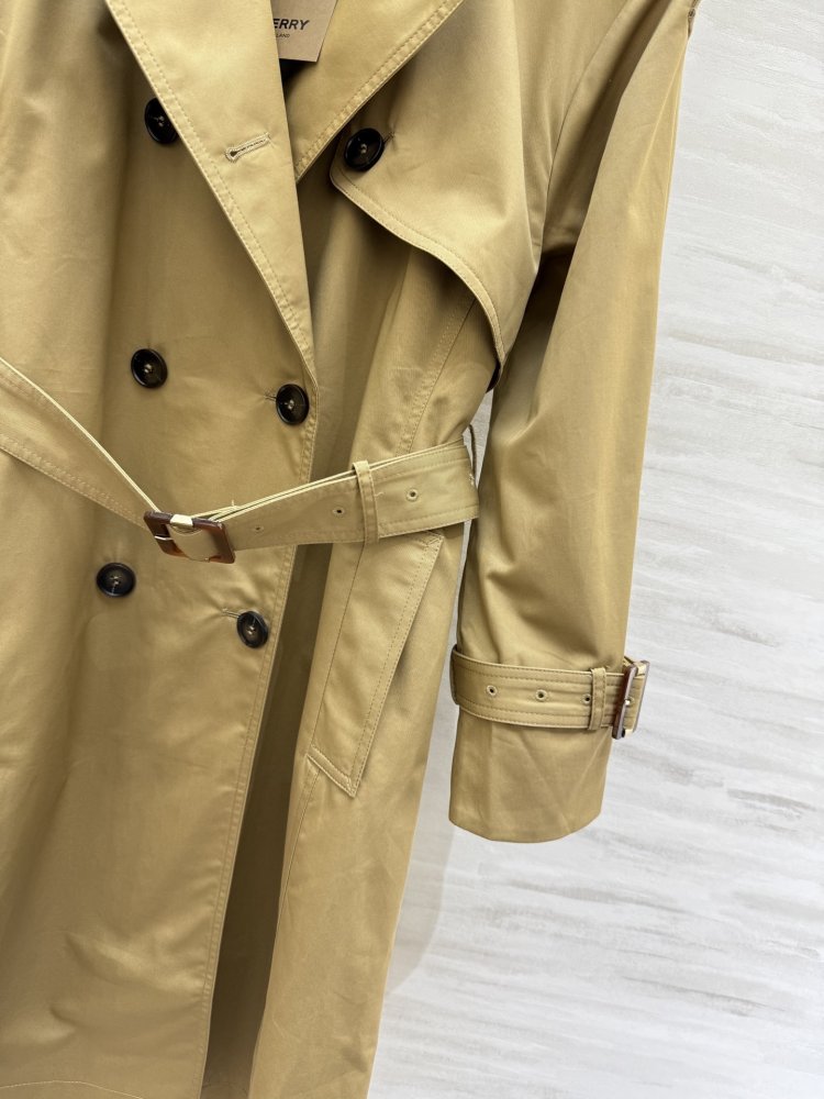 Double-breasted trench coat фото 2