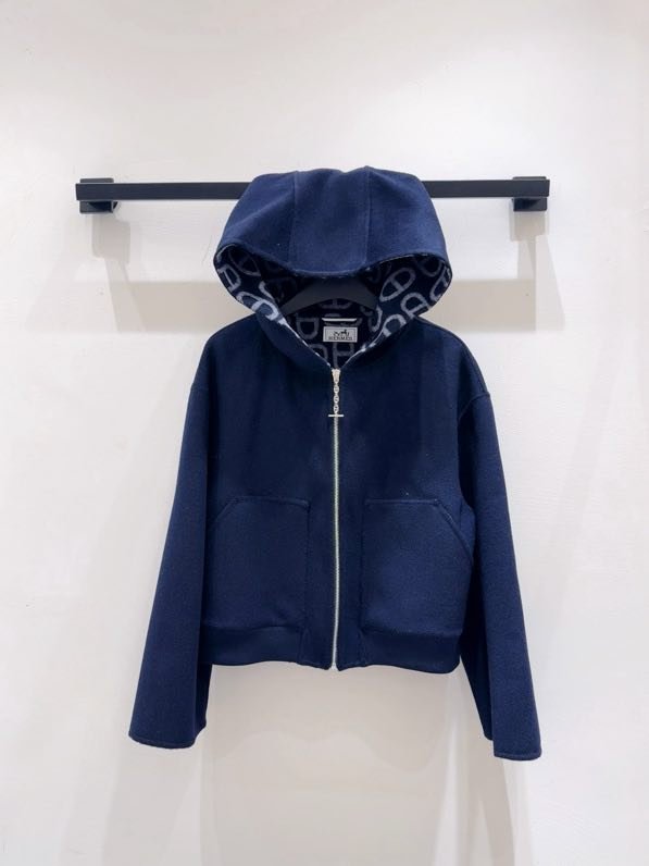 Двухстороннее кашемировое короткое пальто