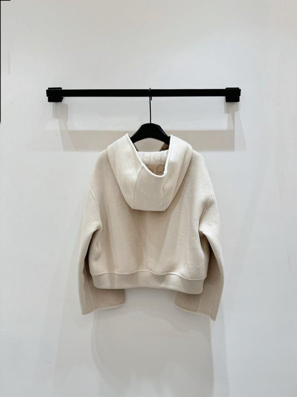 Двухстороннее кашемировое короткое пальто фото 7