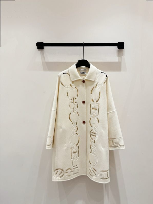 Two-way cashmere coat