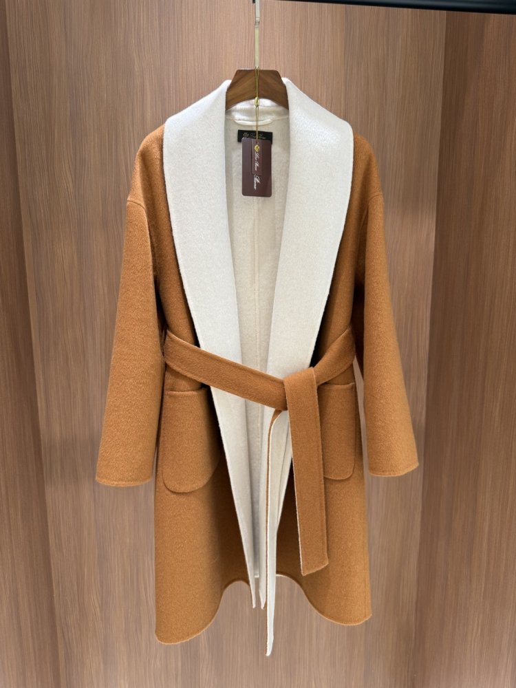 Двухстороннее кашемировое пальто