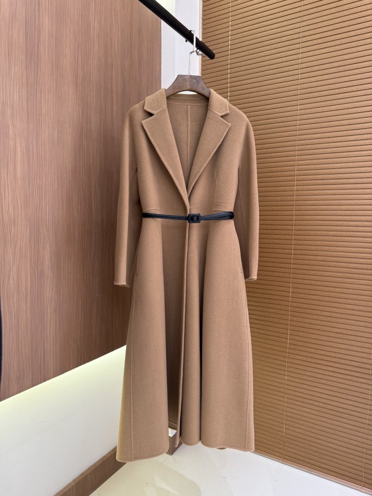 Two-way cashmere coat