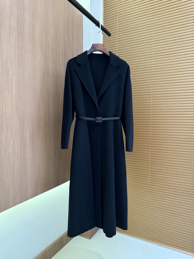 Two-way cashmere coat