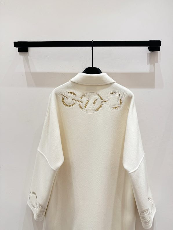 Two-way cashmere coat фото 4