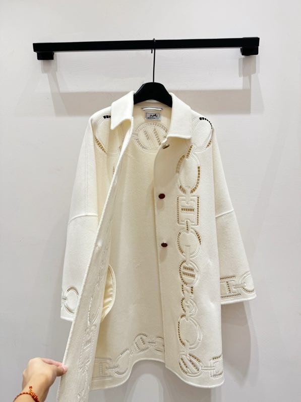 Two-way cashmere coat фото 5