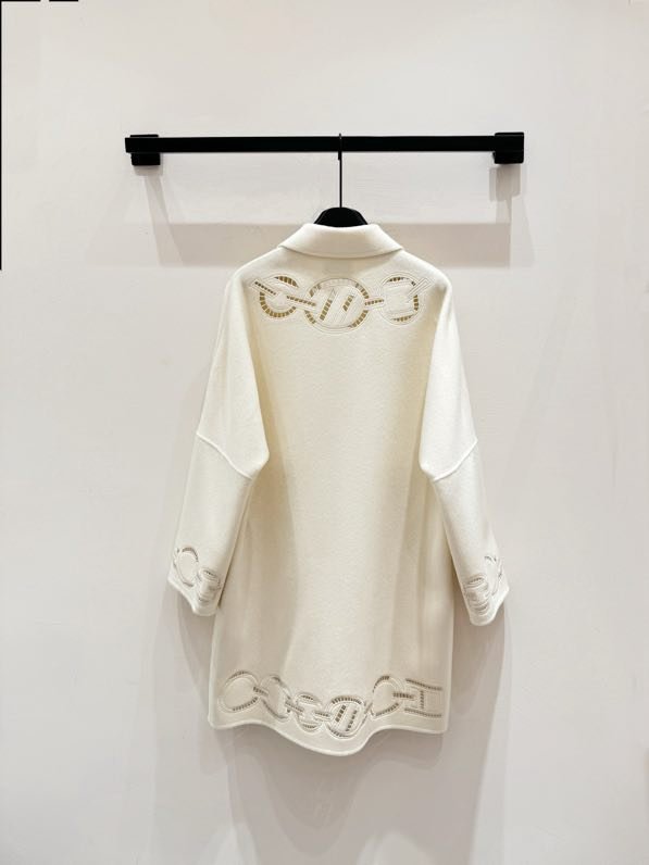 Two-way cashmere coat фото 6