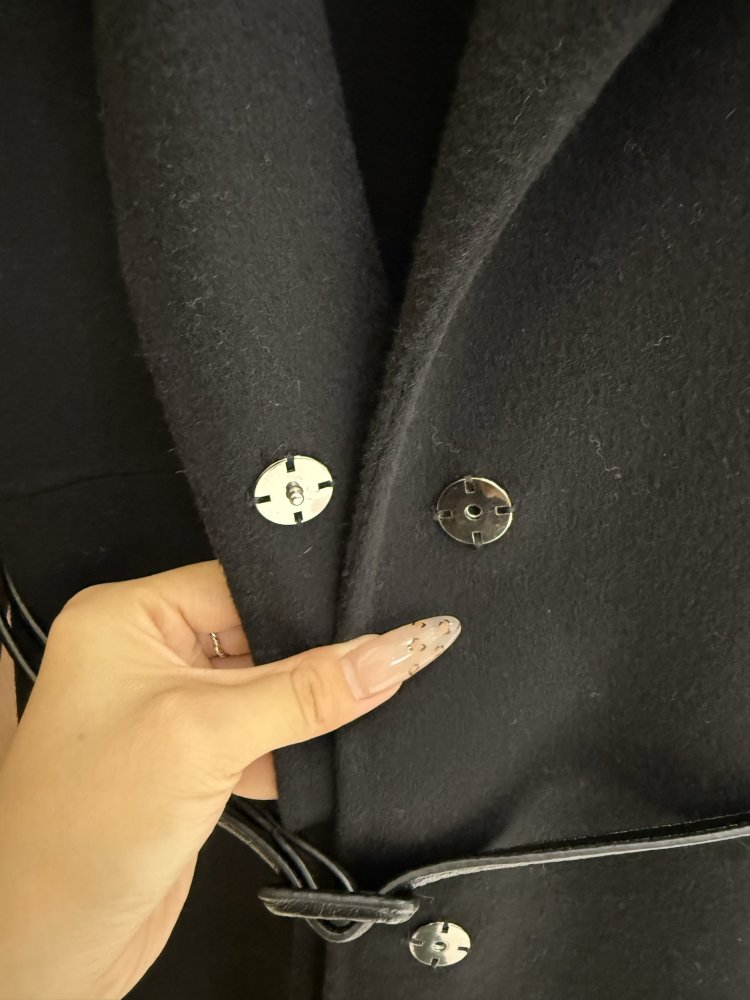 Two-way cashmere coat фото 7