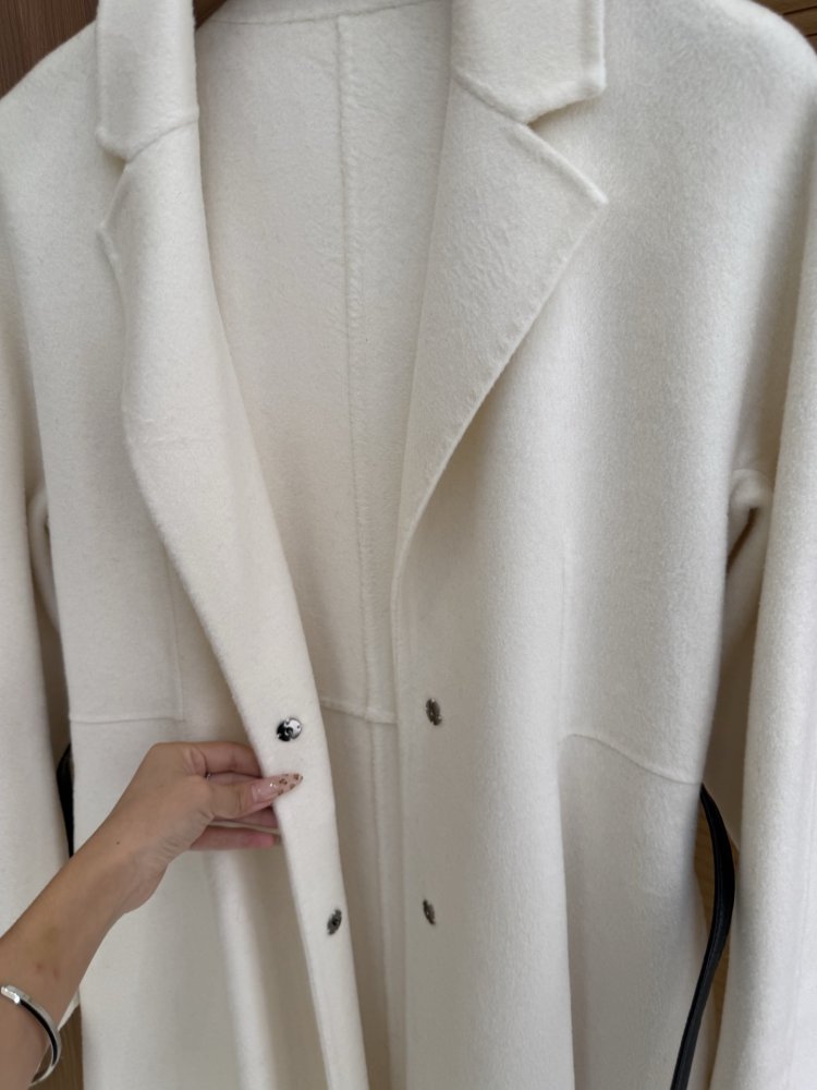 Two-way cashmere coat фото 7