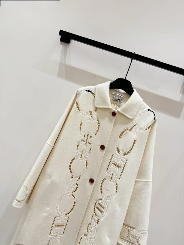 Two-way cashmere coat фото 9