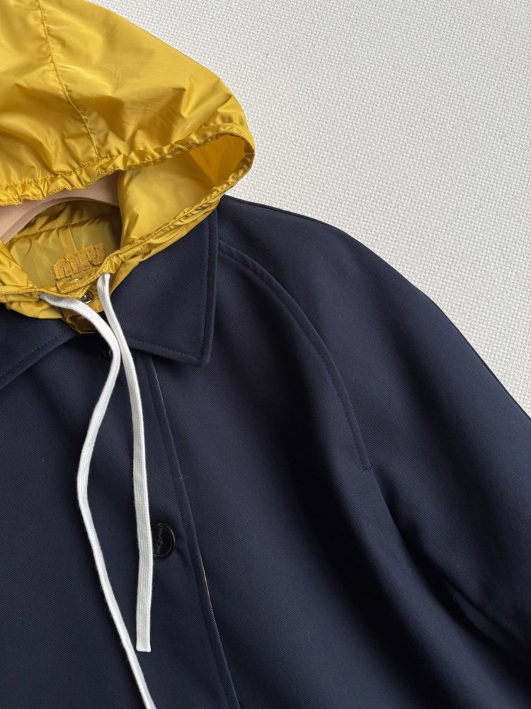 Двухстороннее пальто с капюшоном фото 6