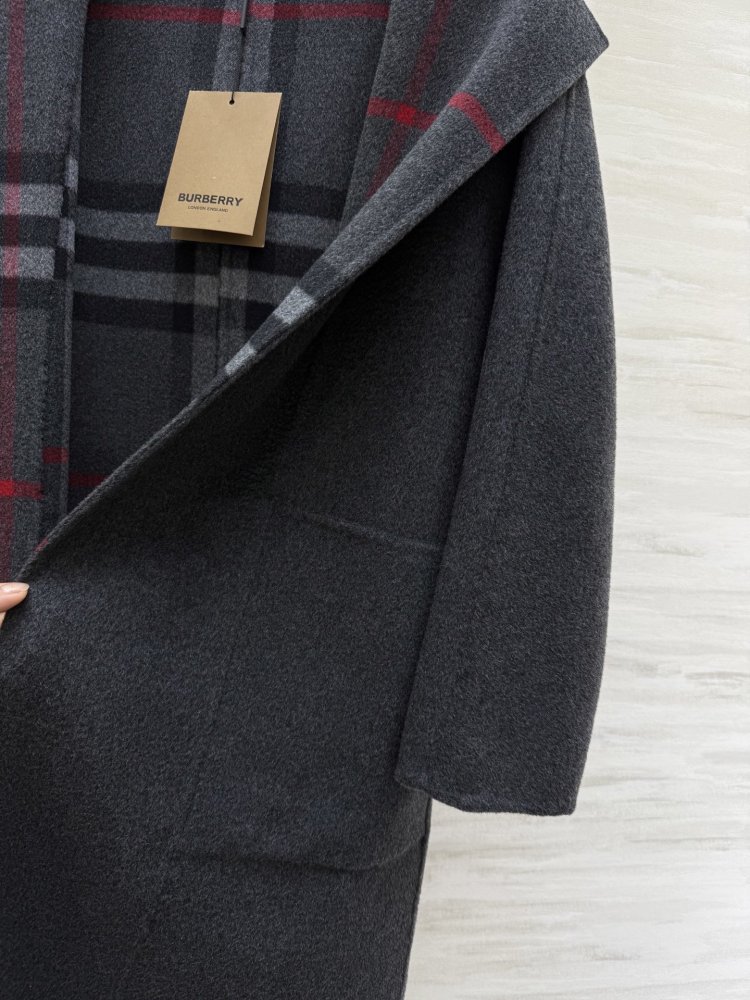 Двухстороннее пальто с капюшоном фото 7