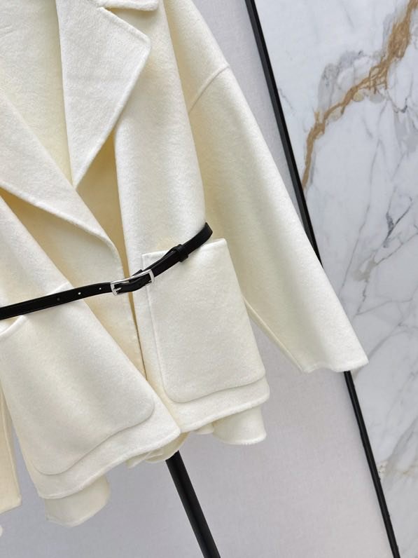 Двостороннє вовняне короткий пальто фото 2