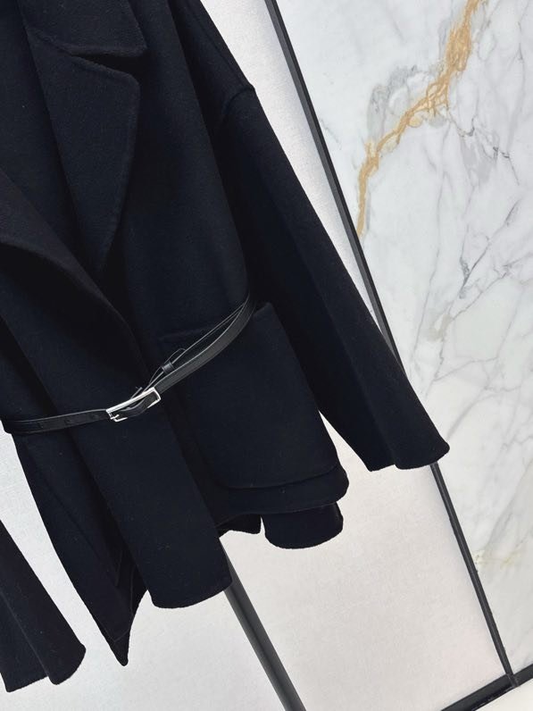 Двостороннє вовняне короткий пальто фото 2