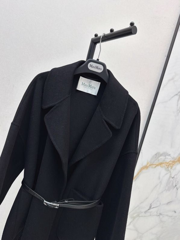 Двостороннє вовняне короткий пальто фото 3