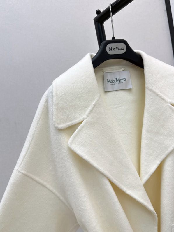 Двостороннє вовняне короткий пальто фото 4