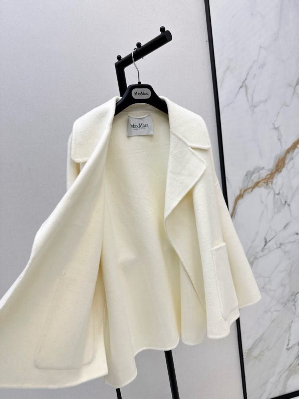 Двостороннє вовняне короткий пальто фото 5