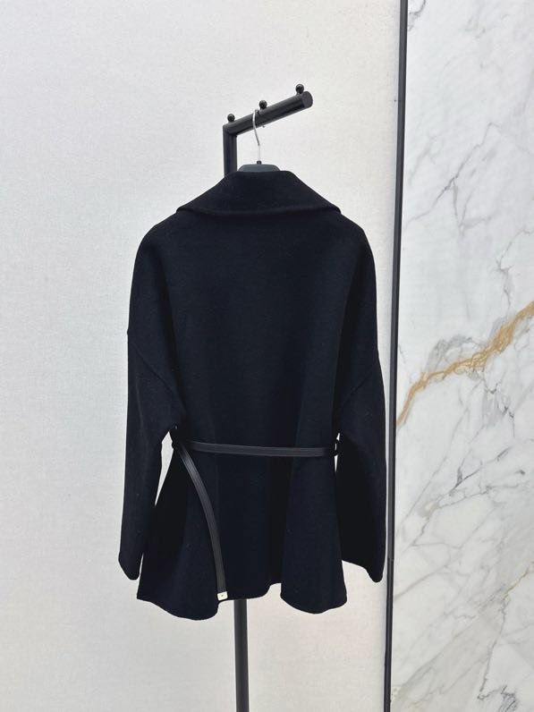 Двостороннє вовняне короткий пальто фото 5