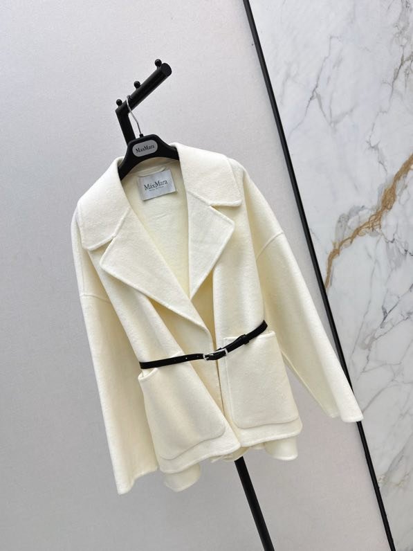 Двостороннє вовняне короткий пальто фото 7