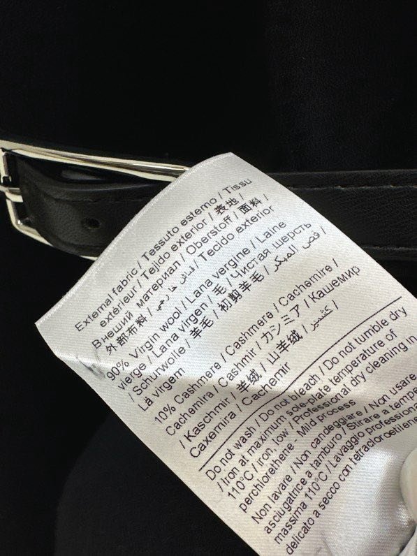 Двостороннє вовняне короткий пальто фото 8