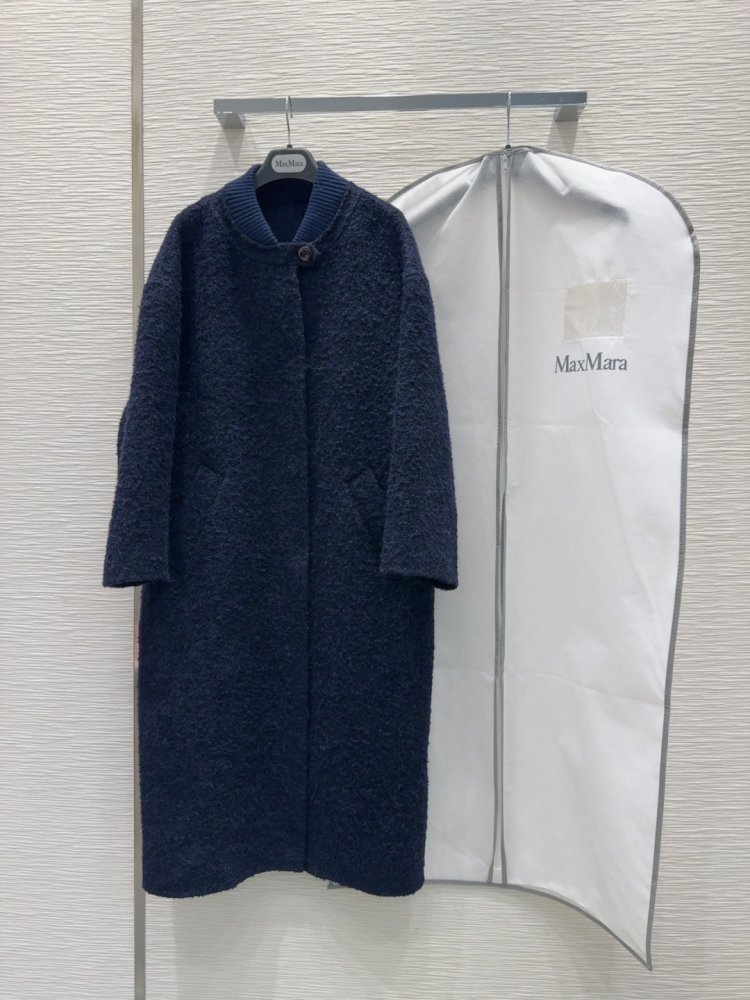 Two-way wool coat