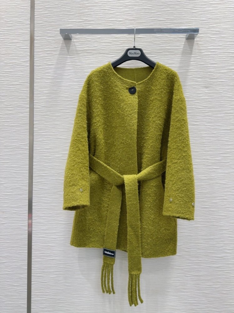 Двустороннее кашемировое пальто c лисьим мехом фото 3