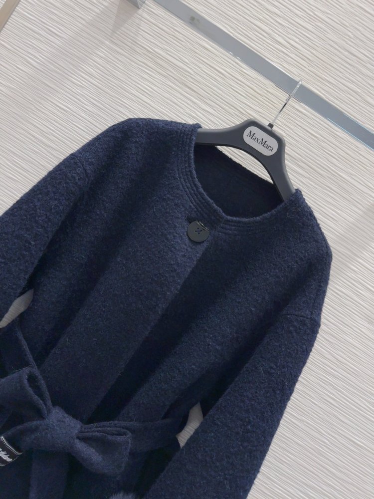 Двустороннее кашемировое пальто c лисьим мехом фото 4