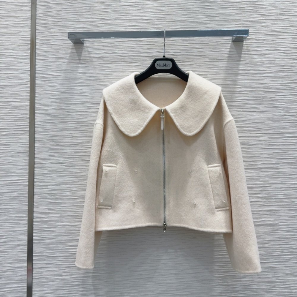 Двустороннее кашемировое пальто с лисьим мехом фото 3