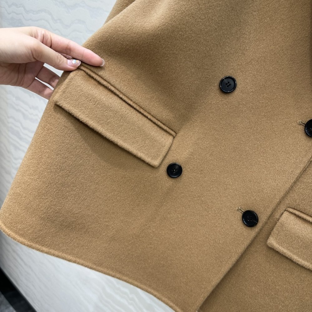 Двустороннее кашемировое пальто фото 6