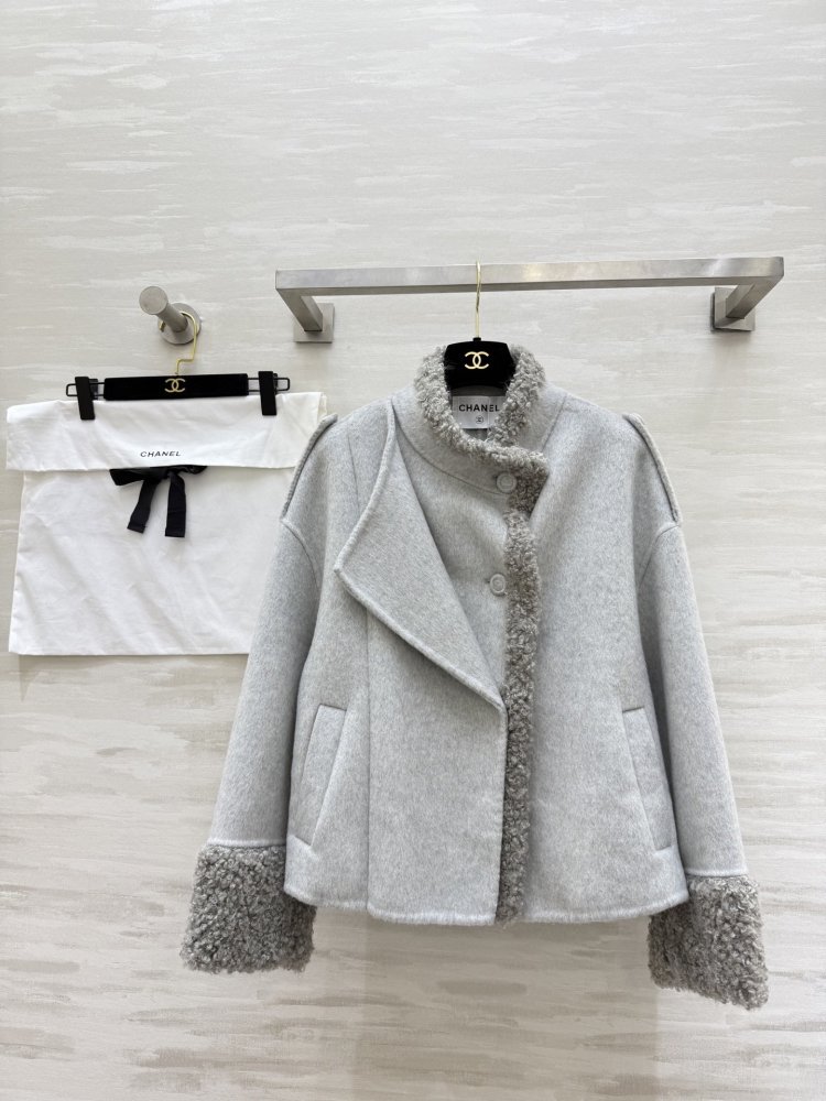 Двустороннее шерстяное пальто