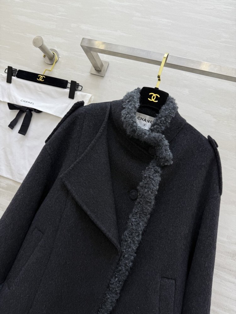 Двустороннее шерстяное пальто фото 2