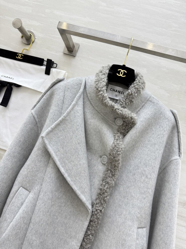 Двустороннее шерстяное пальто фото 2