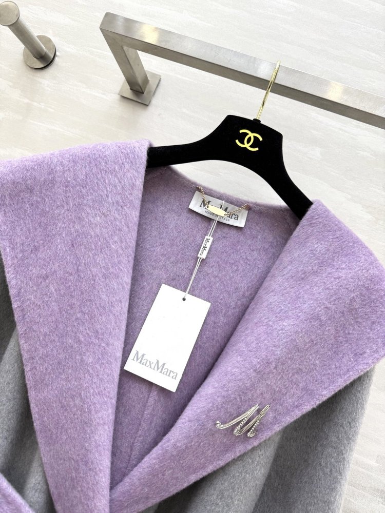 Двустороннее шерстяное пальто фото 2