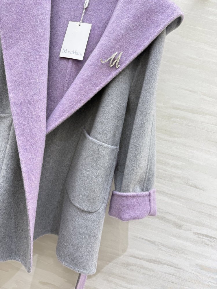 Двустороннее шерстяное пальто фото 4