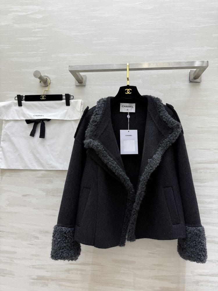 Двустороннее шерстяное пальто фото 5