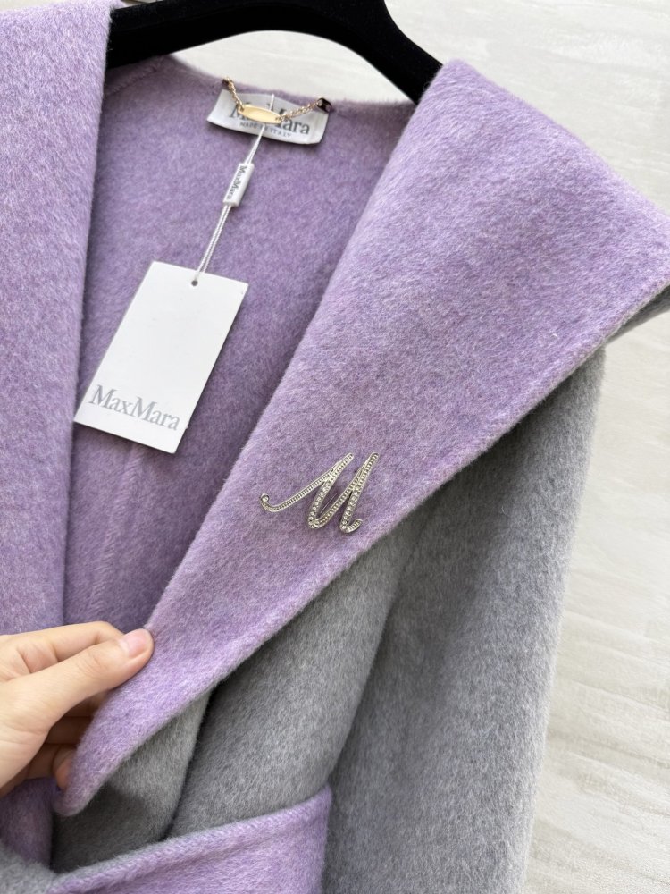 Двустороннее шерстяное пальто фото 5